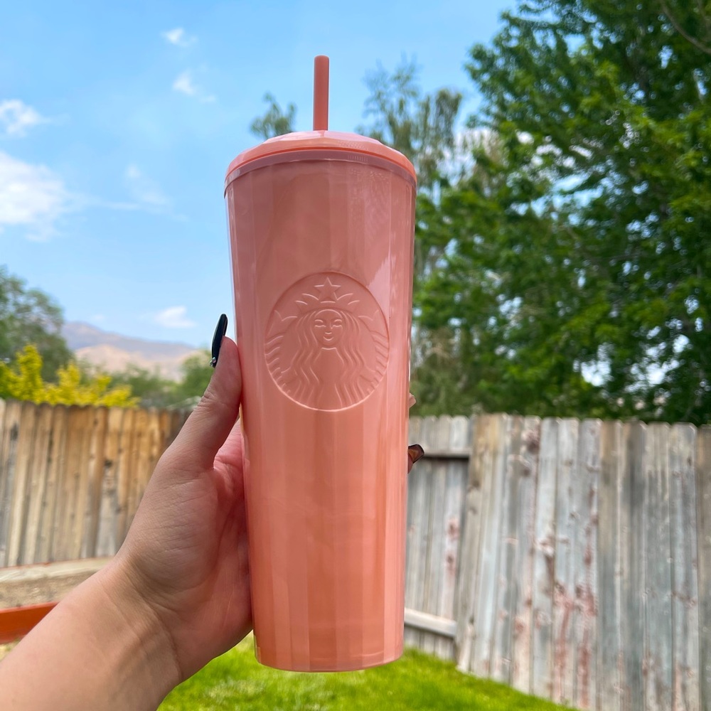 Starbucks💕Pink/Blush Kaleidoscope Dome Tumbler